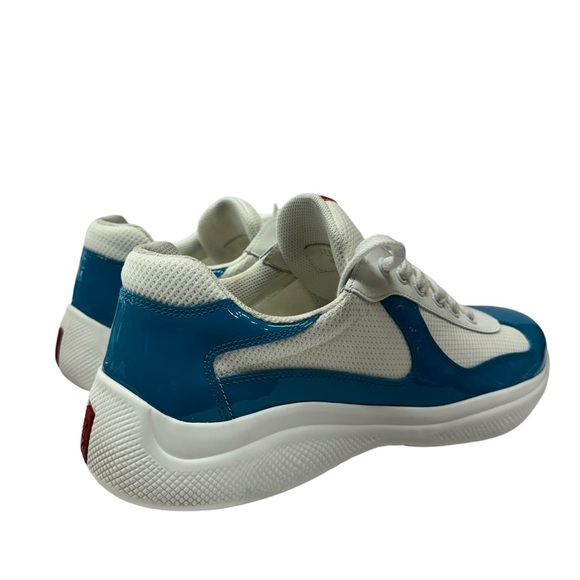 Prada sport patent leather colorblock pattern sneaker size-9US - Picture 4 of 8